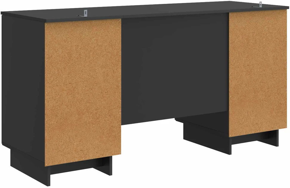 Stalas Juoda Apdirbta mediena 142,5 x 50 x 75 cm