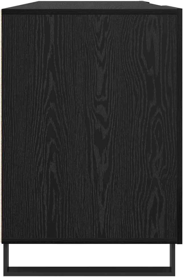 Stalas juoda ąžuolo Apdirbta mediena 140 x 50 x 75 cm