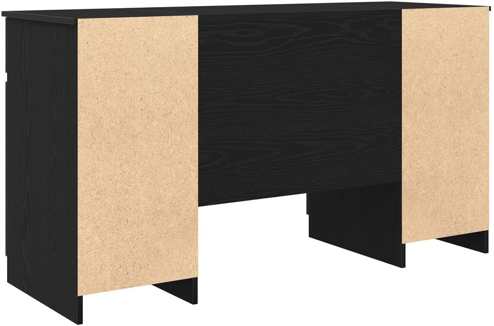 Stalas juoda ąžuolo Apdirbta mediena 140 x 49 x 76 cm