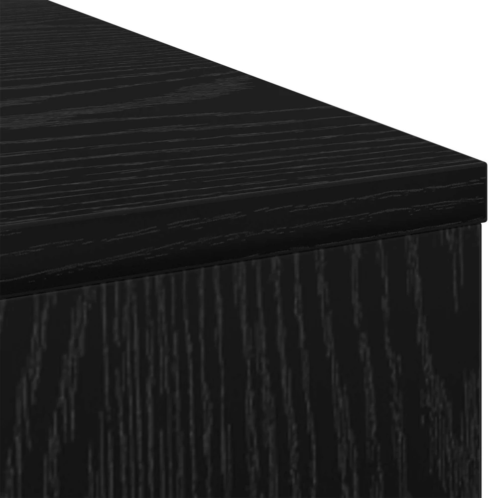 Stalas Juodas ąžuolas 100 x 40 x 75 cm Apdirbta mediena