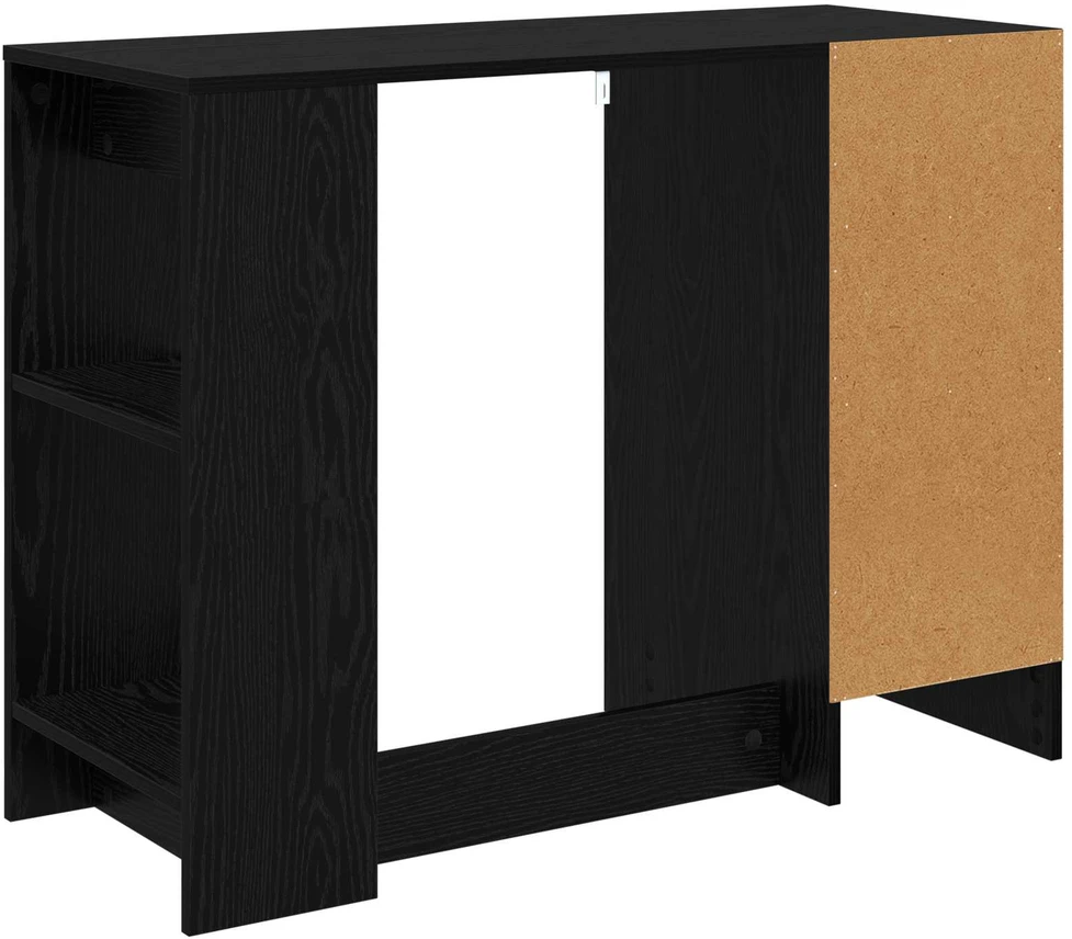 Stalas Juodas ąžuolas 100 x 40 x 75 cm Apdirbta mediena