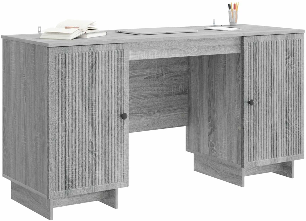 Stalas Pilka Sonoma Apdirbta mediena 142,5 x 50 x 75 cm