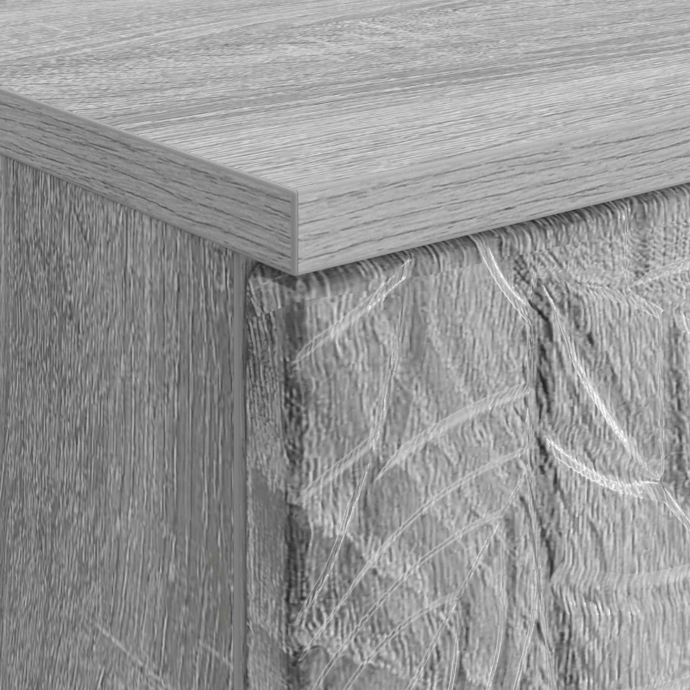 Stalas Pilka Sonoma 142,5 x 50 x 75 cm Apdirbta mediena