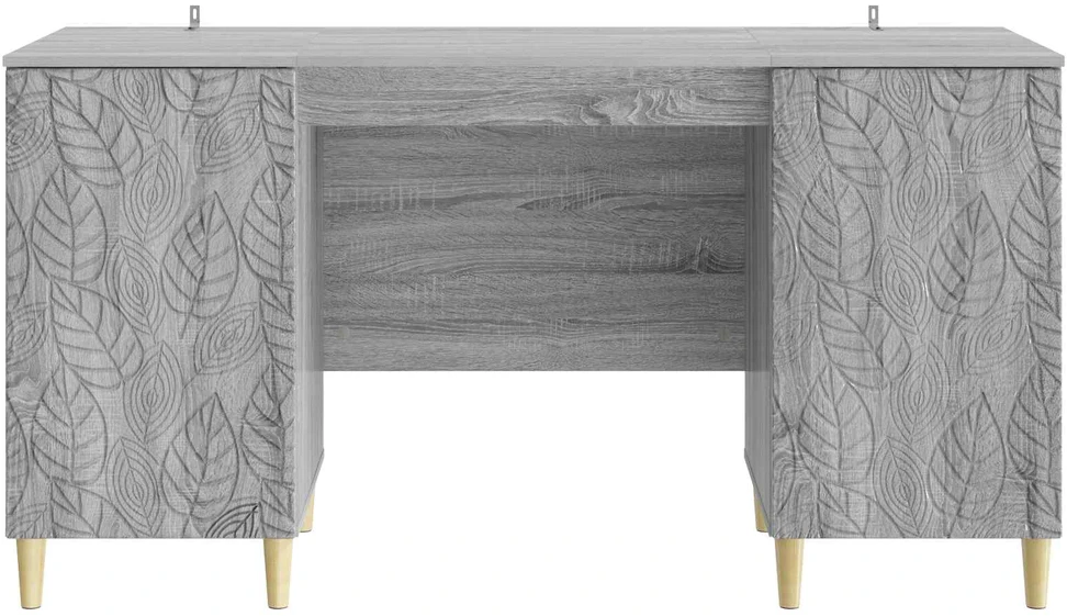 Stalas Pilka Sonoma 142,5 x 50 x 75 cm Apdirbta mediena