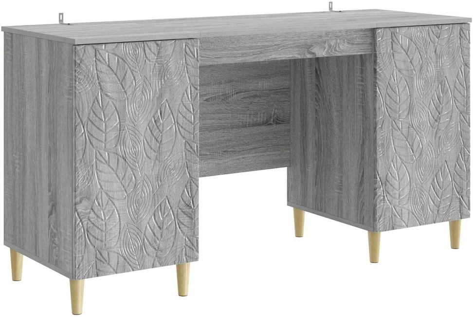 Stalas Pilka Sonoma 142,5 x 50 x 75 cm Apdirbta mediena