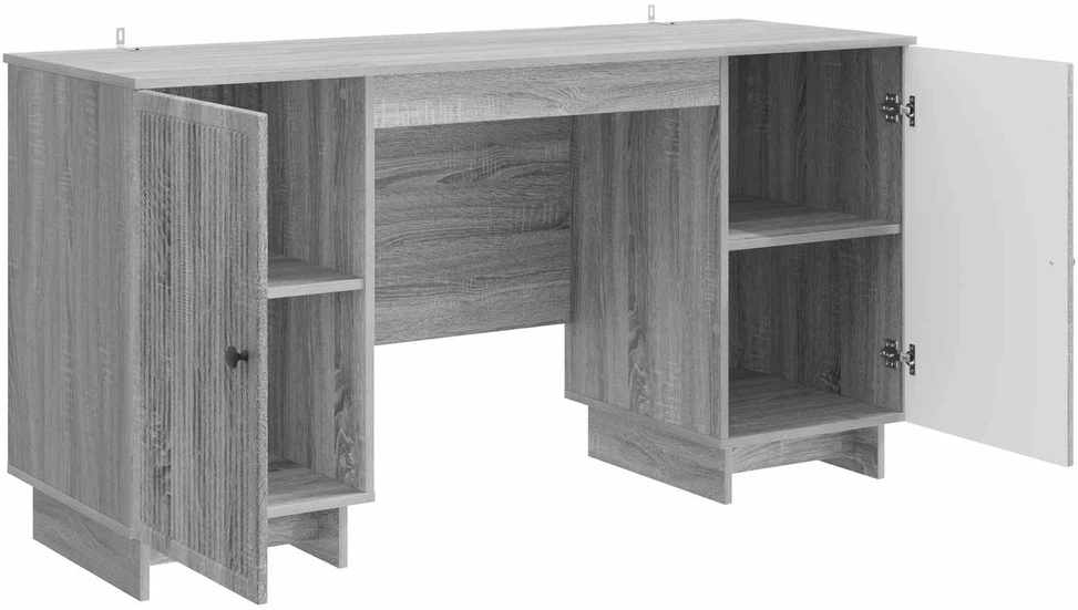 Stalas Pilka Sonoma Apdirbta mediena 142,5 x 50 x 75 cm