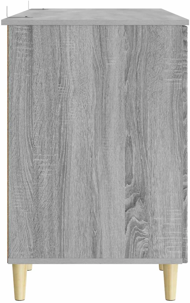 Stalas Pilka Sonoma 142,5 x 50 x 75 cm Apdirbta mediena