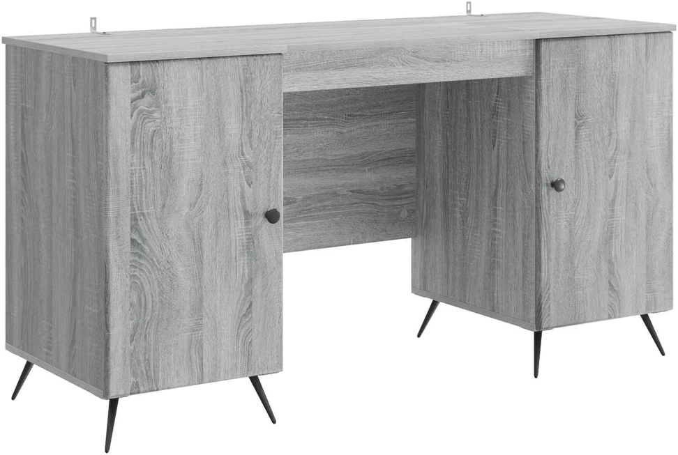 Stalas Pilka sonoma ąžuolo 142,5 x 50 x 75 cm Apdirbta mediena