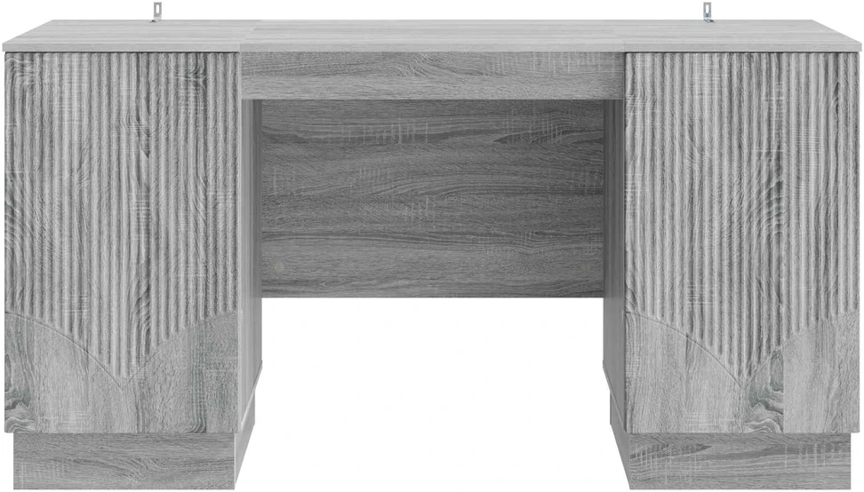 Stalas Pilka sonoma ąžuolo 142,5 x 50 x 75 cm Apdirbta mediena
