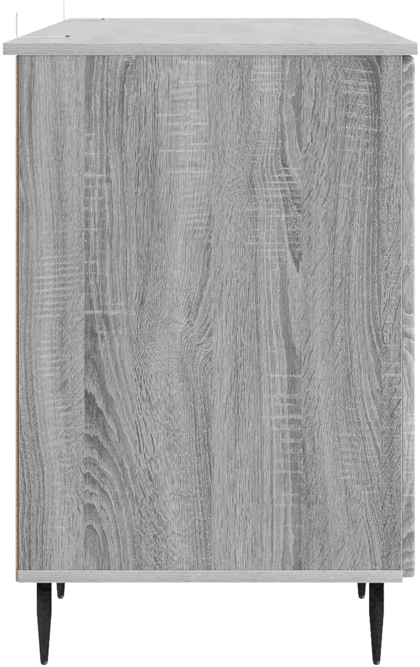 Stalas Pilka sonoma ąžuolo 142,5 x 50 x 75 cm Apdirbta mediena
