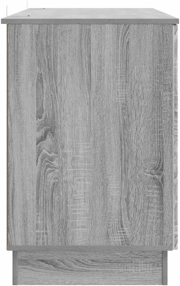 Stalas Pilka sonoma ąžuolo 142,5 x 50 x 75 cm Apdirbta mediena