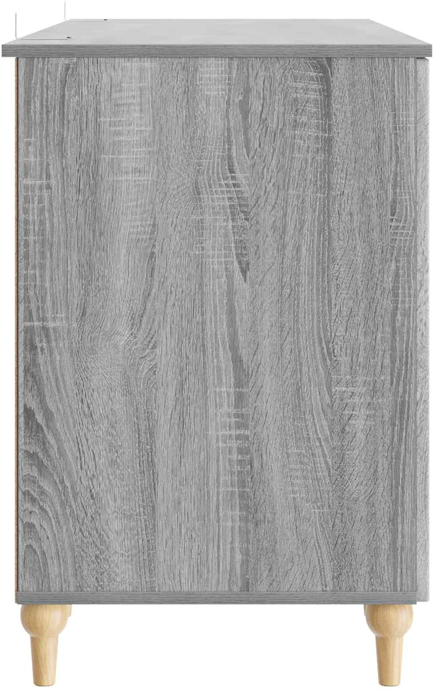 Stalas Pilka sonoma ąžuolo 142,5 x 50 x 75 cm Apdirbta mediena
