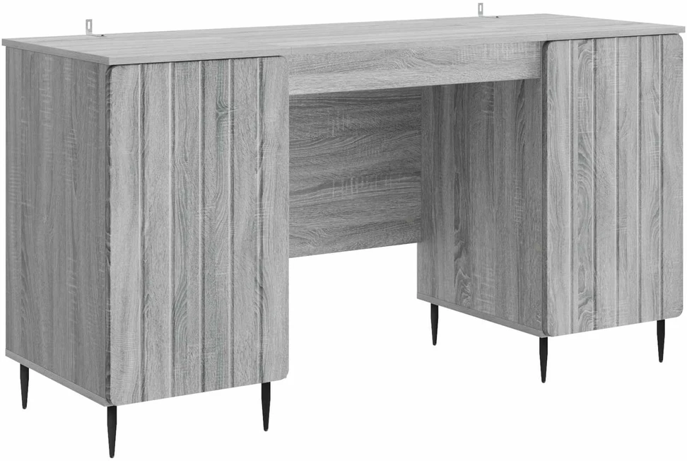 Stalas Pilka sonoma ąžuolo 142,5 x 50 x 75 cm Apdirbta mediena