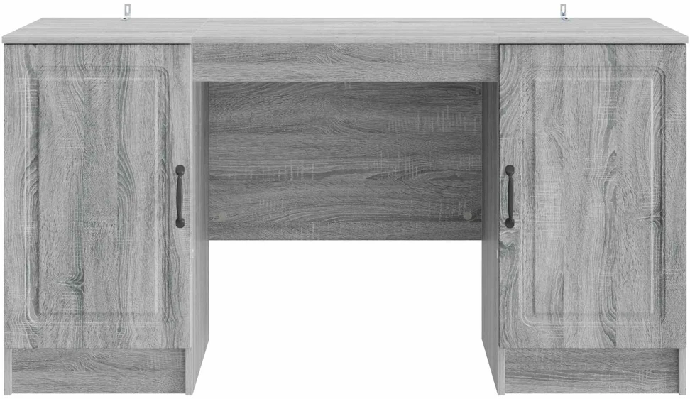 Stalas Pilka sonoma ąžuolo 142,5 x 50 x 75 cm Apdirbta mediena