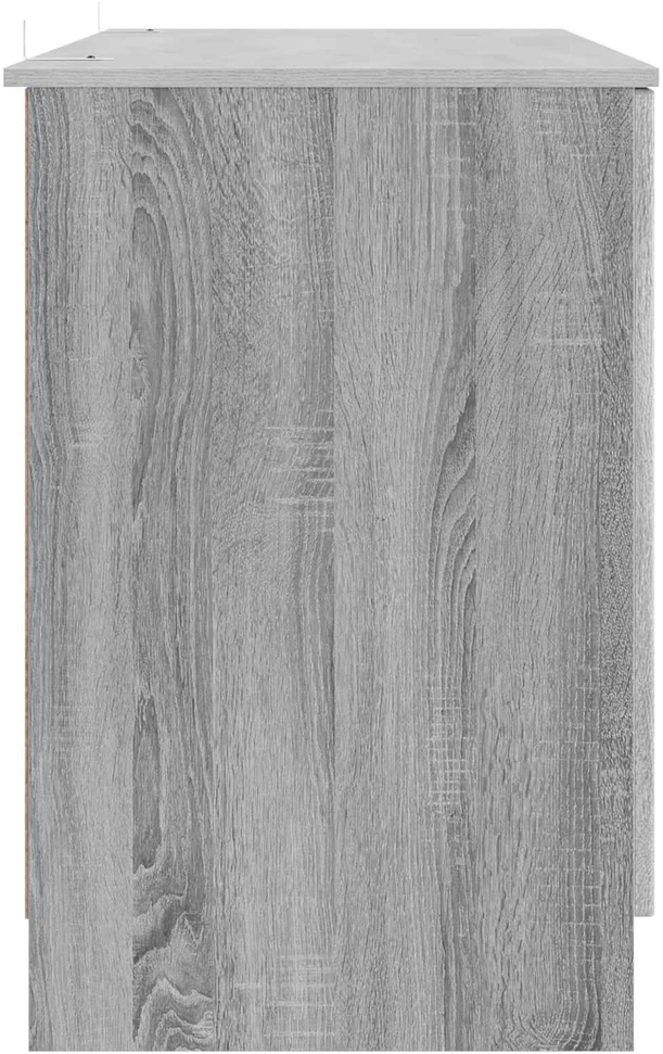 Stalas Pilka sonoma ąžuolo 142,5 x 50 x 75 cm Apdirbta mediena