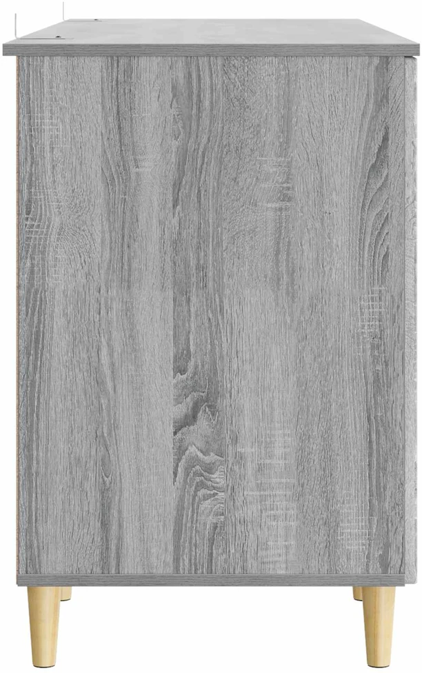 Stalas Pilka sonoma ąžuolo 142,5 x 50 x 75 cm Apdirbta mediena