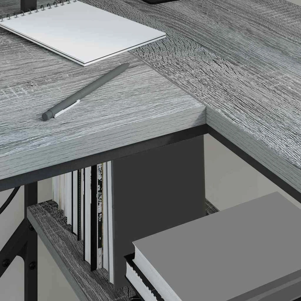Stalas Pilkas Sonoma 120 x 79 x 86,5 cm Apdirbta mediena
