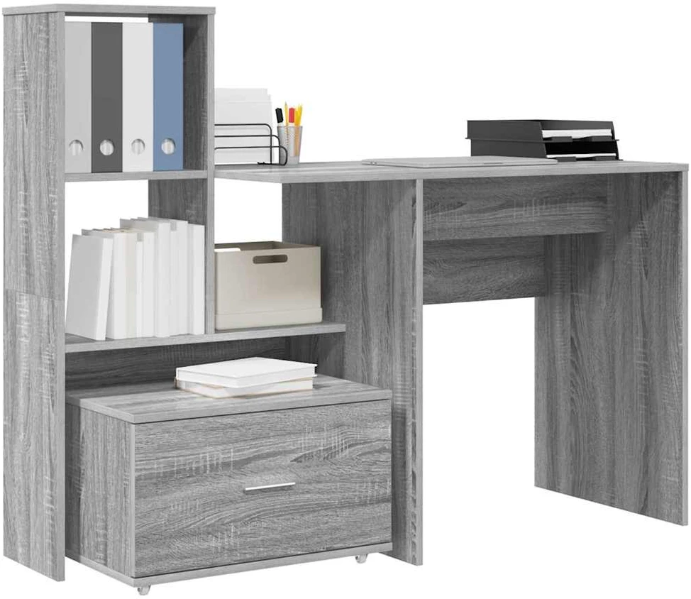 Stalas Pilkas Sonoma Apdirbta mediena 131,5 x 50 x 106,5 cm