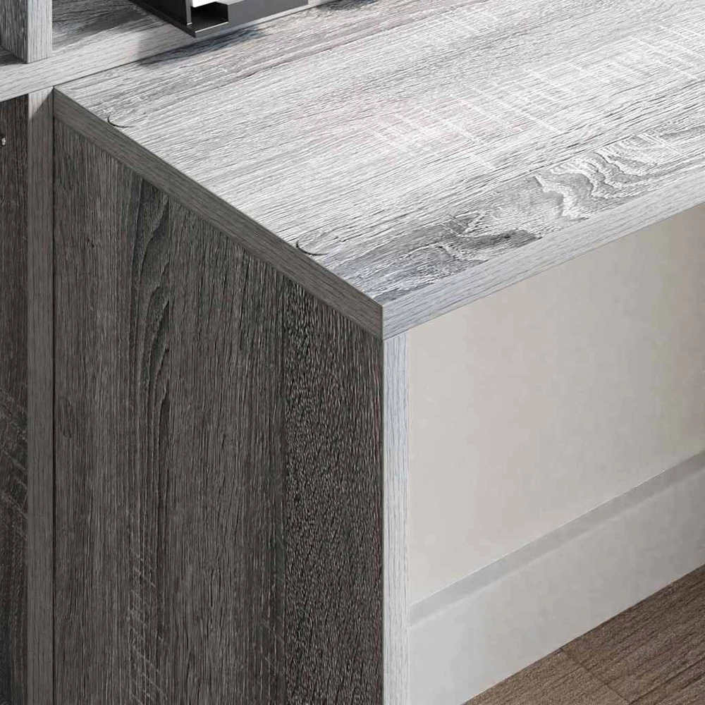 Stalas Pilkas Sonoma 138,5 x 55 x 143 cm Apdirbta mediena