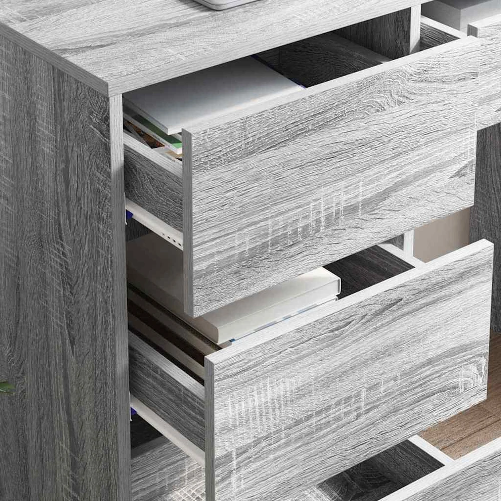 Stalas Pilkas Sonoma Apdirbta mediena 90 x 37.5 x 75 cm