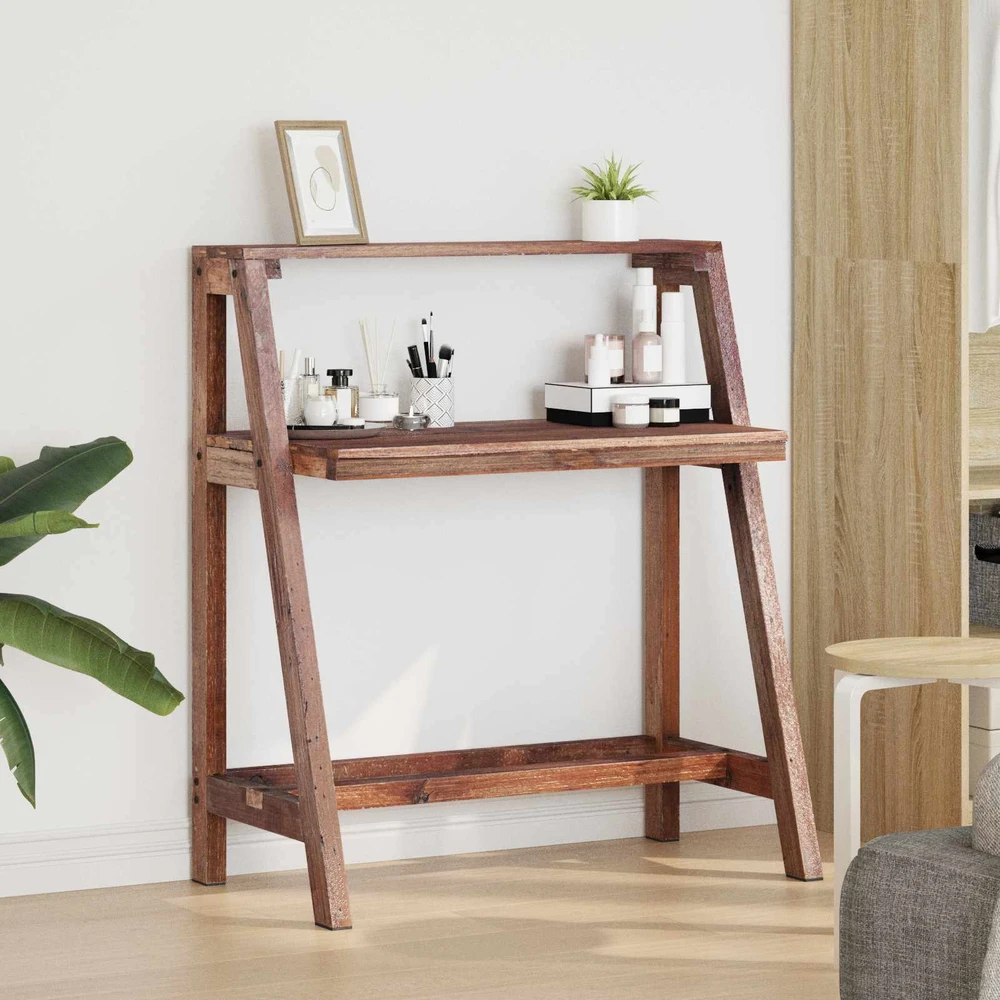 Stalas Ruda 90 x 50 x 103 cm Kietas atkurtas medis