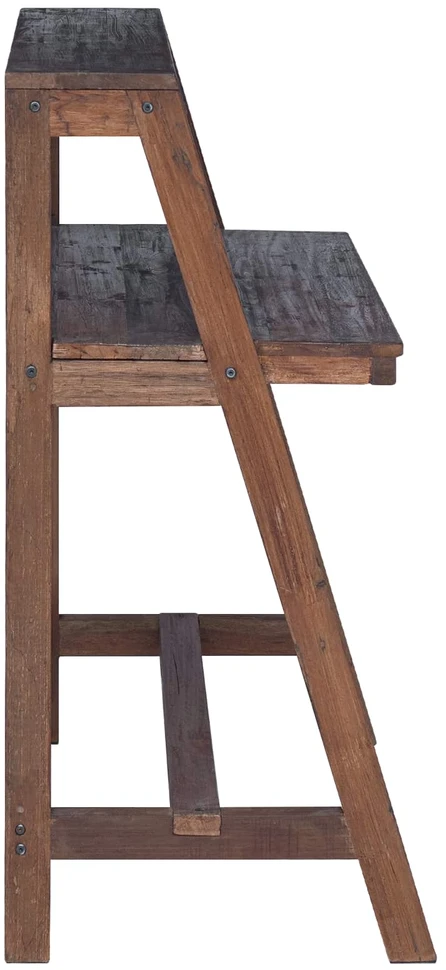 Stalas Ruda 90 x 50 x 103 cm Kietas atkurtas medis