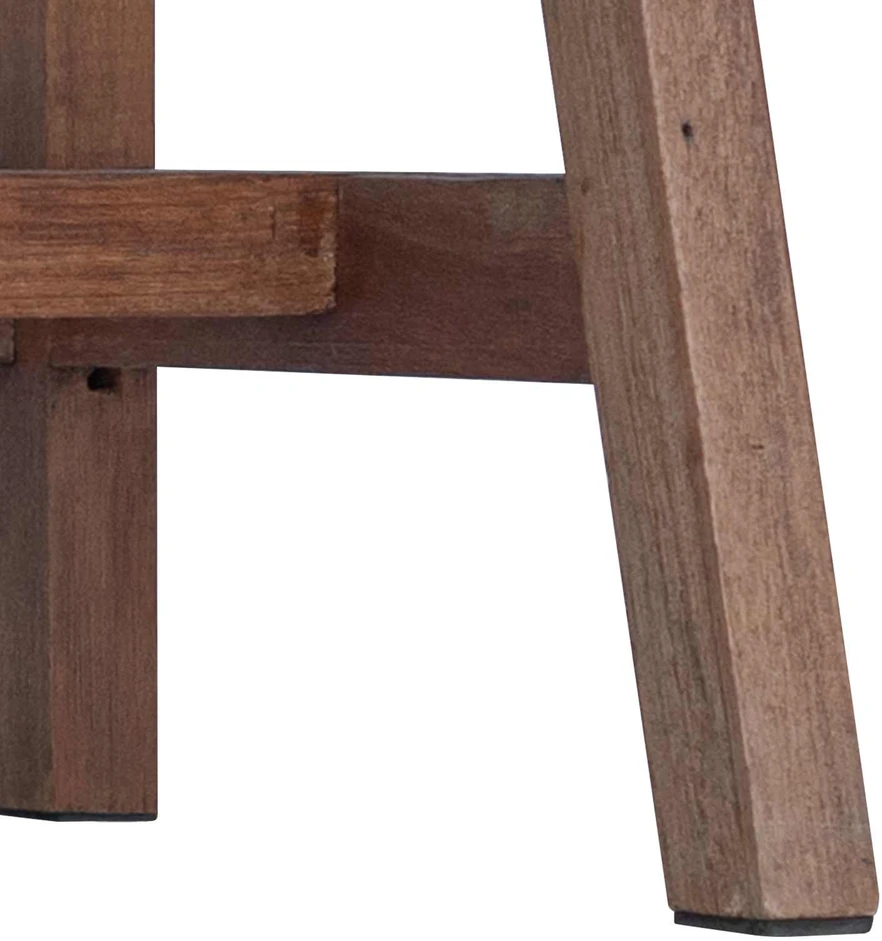 Stalas Ruda 90 x 50 x 103 cm Kietas atkurtas medis