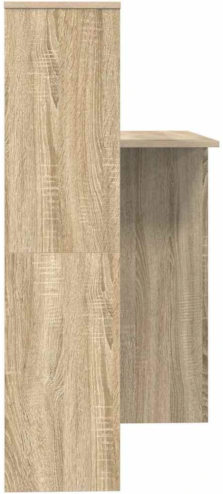 Stalas Sonoma ąžuolas Apdirbta mediena 131,5 x 50 x 106,5 cm