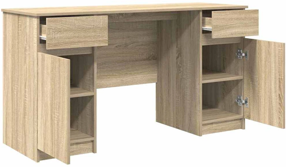 Stalas Sonoma ąžuolas Apdirbta mediena 140 x 49 x 76 cm