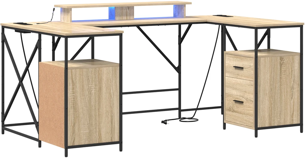 Stalas Sonoma ąžuolas Apdirbta mediena 182 x 101 x 87,5 cm
