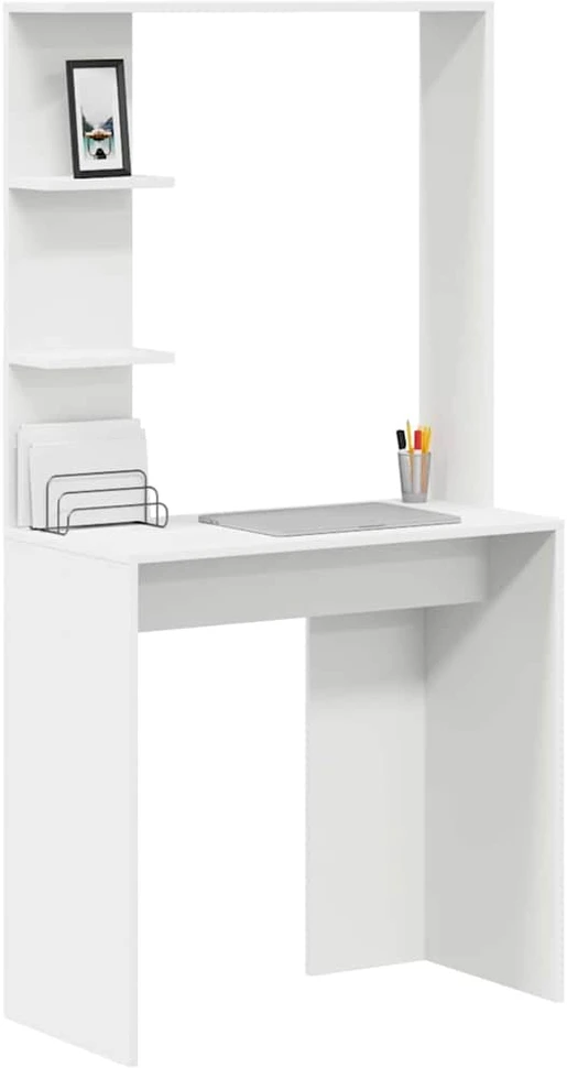Stalas Balta Apdirbta mediena 78,5 x 37 x 154,5 cm