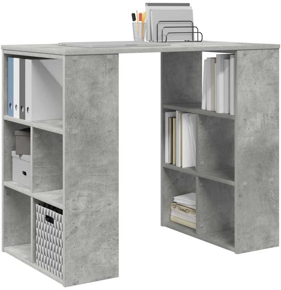 Stalas Betono pilka Apdirbta mediena 90 x 50 x 75 cm