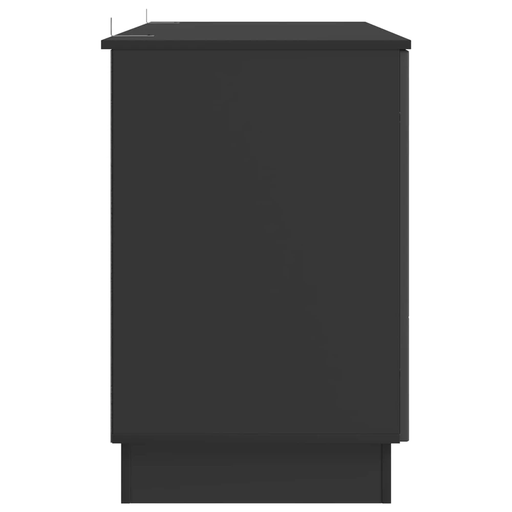 Stalas Juoda 142,5 x 50 x 75 cm Apdirbta mediena