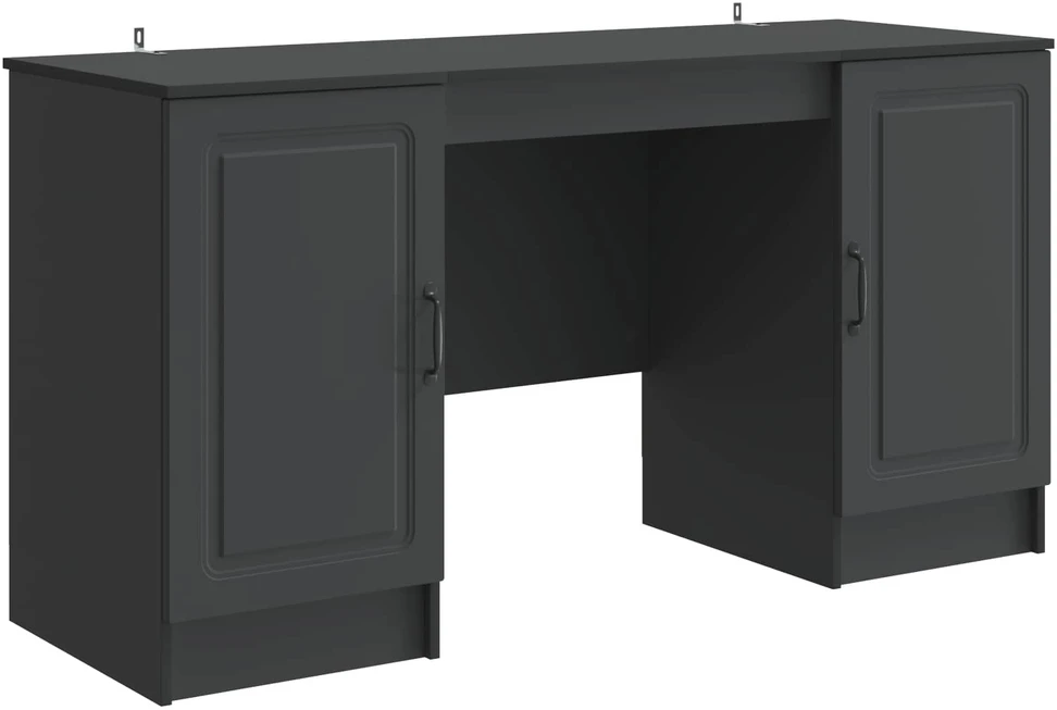 Stalas Juoda 142,5 x 50 x 75 cm Apdirbta mediena