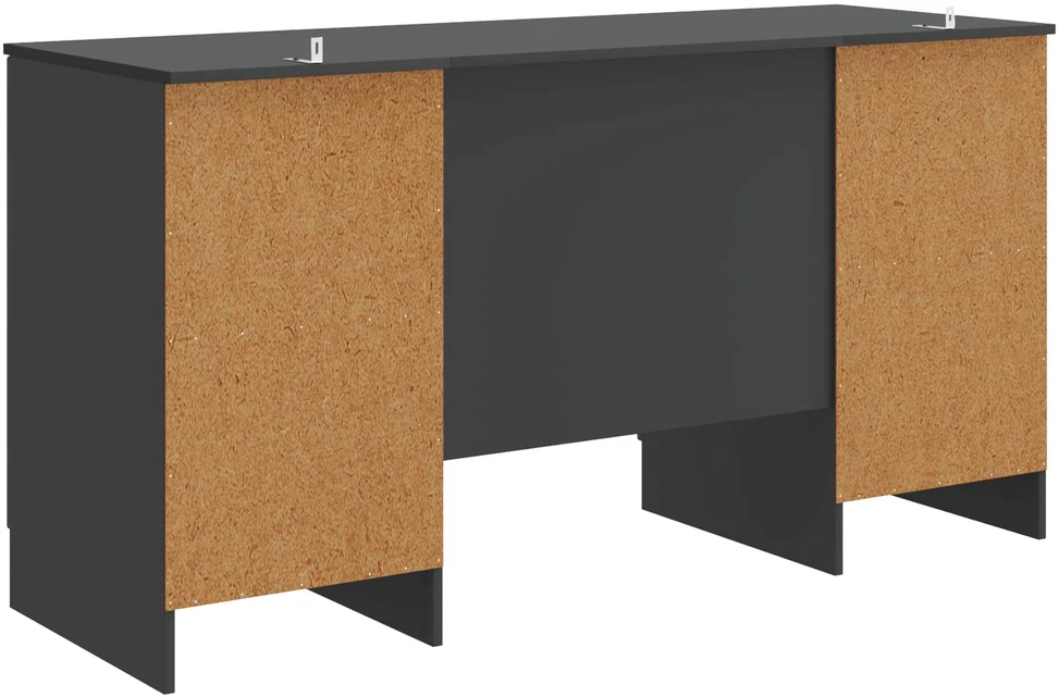 Stalas Juoda 142,5 x 50 x 75 cm Apdirbta mediena