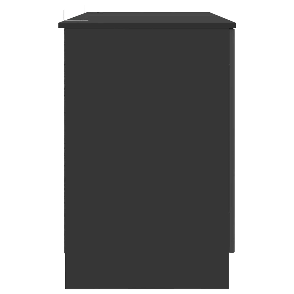 Stalas Juoda 142,5 x 50 x 75 cm Apdirbta mediena