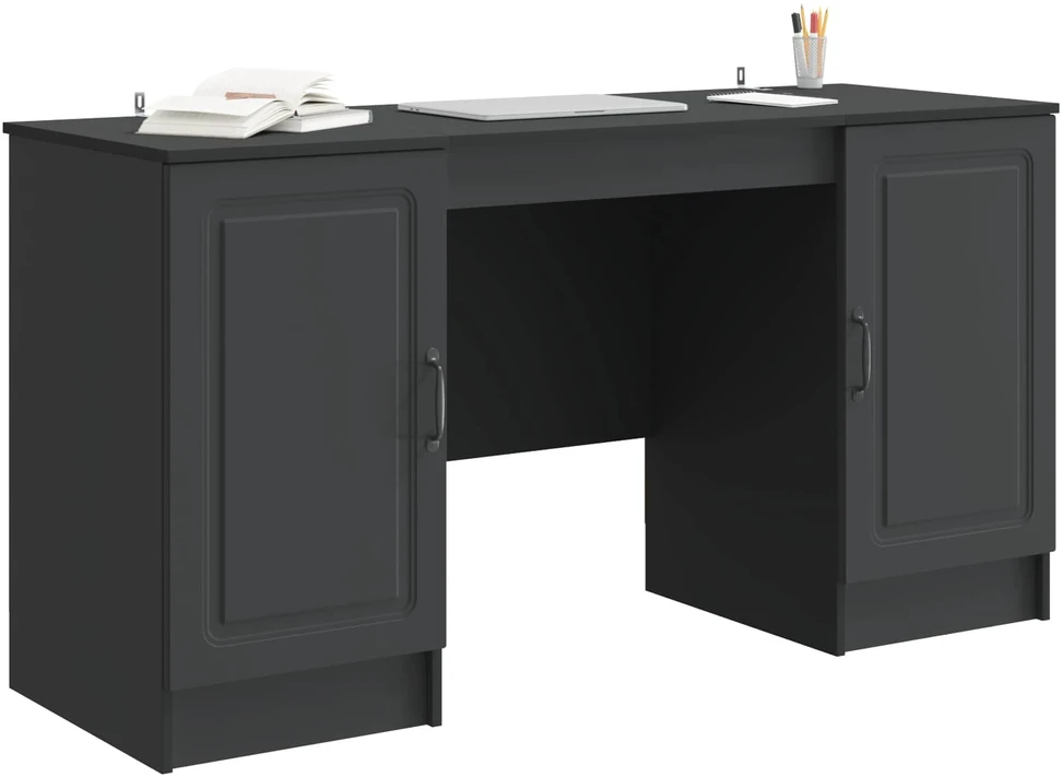 Stalas Juoda 142,5 x 50 x 75 cm Apdirbta mediena