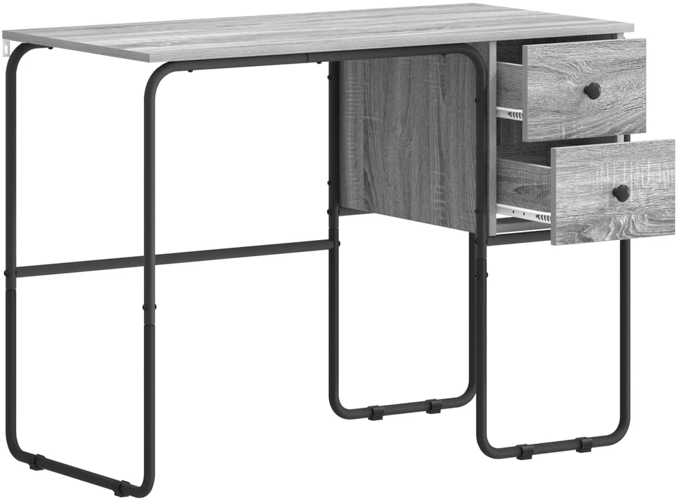 Stalas su saugojimo vieta Pilka Sonoma 100 x 50 x 75 cm