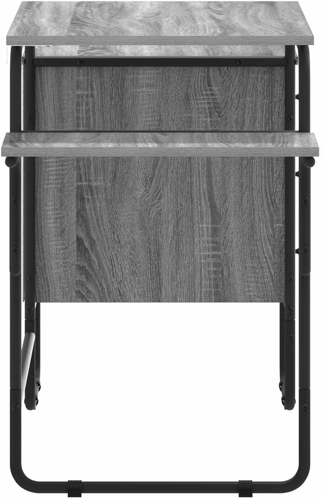Stalas su saugojimo vieta Pilka Sonoma 120 x 50 x 75 cm