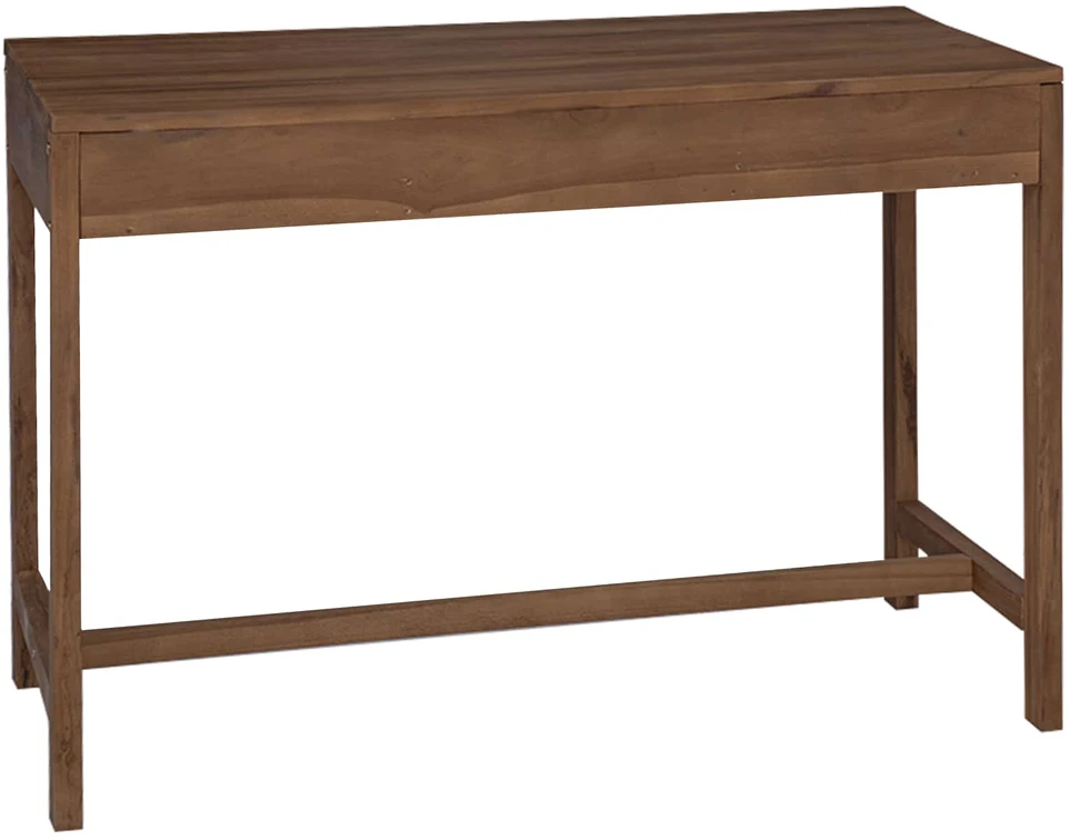 Stalas su stalčiais Natūrali Kieto teka medžio 110 x 50 x 75 cm
