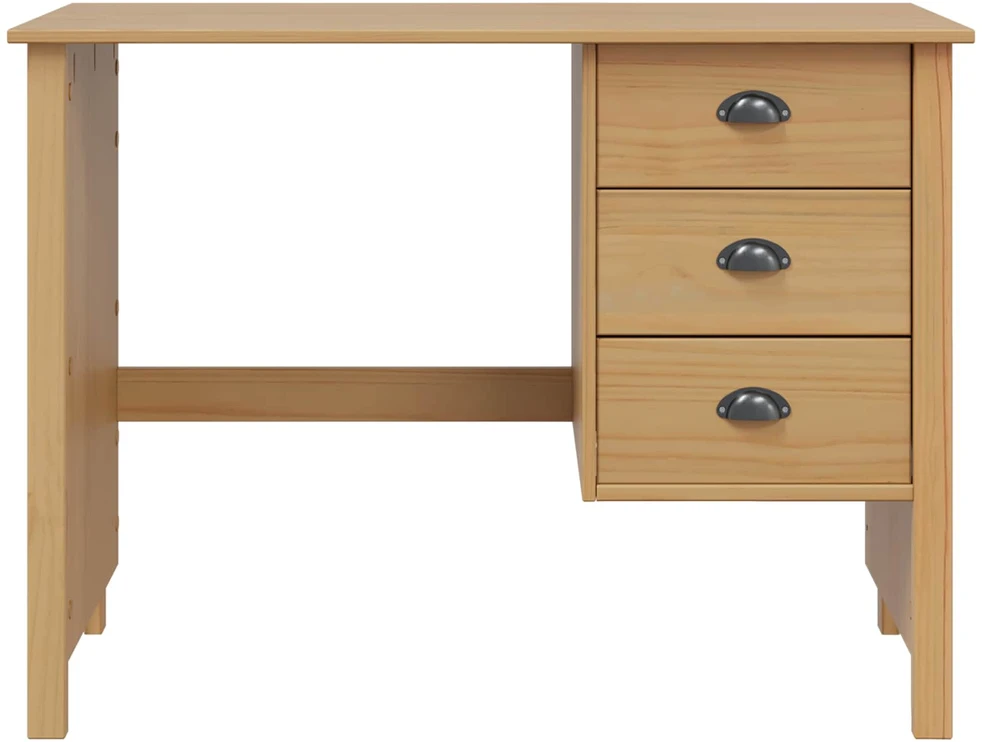 Stalas su stalčiais HILL Medus ruda 100 x 45 x 74 cm
