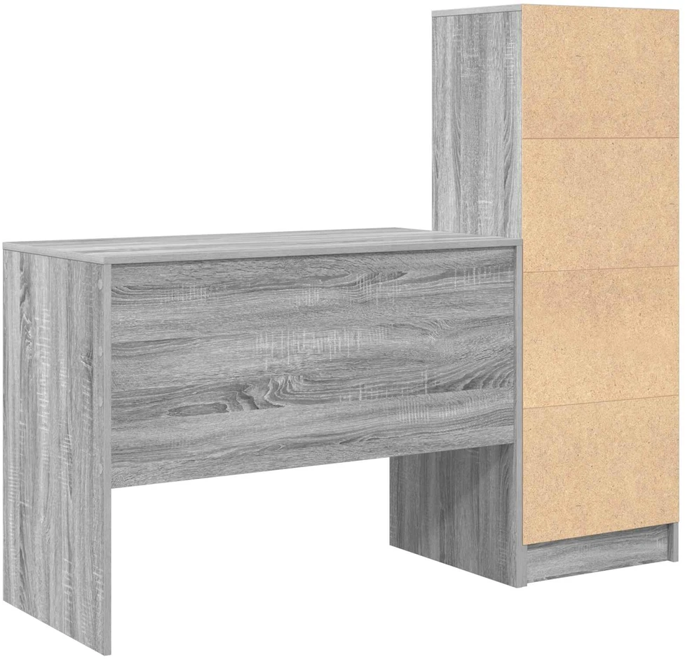 Stalas Pilkas Sonoma 145.5 x 50 x 127 cm 2 vnt.