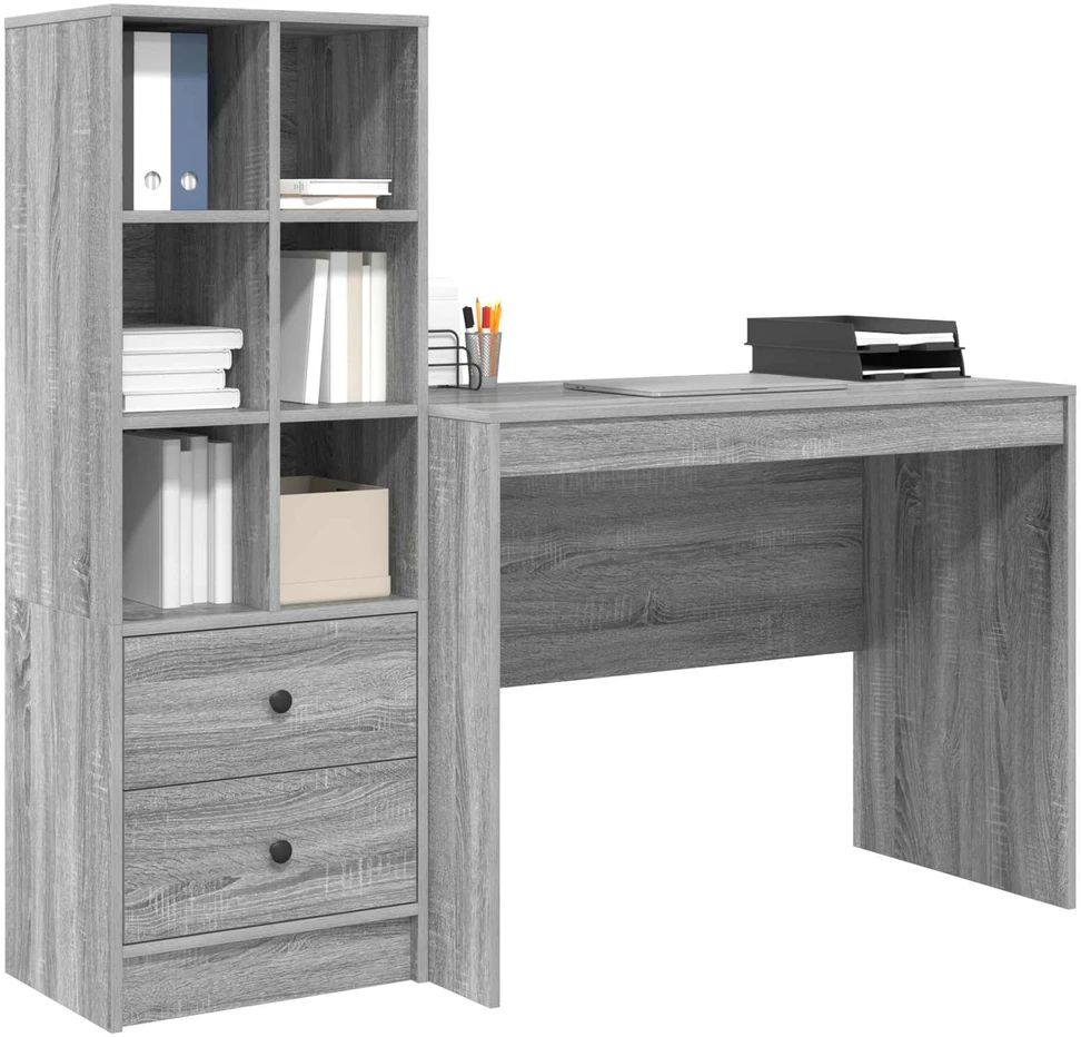 Stalas Pilkas Sonoma 145.5 x 50 x 127 cm 2 vnt.
