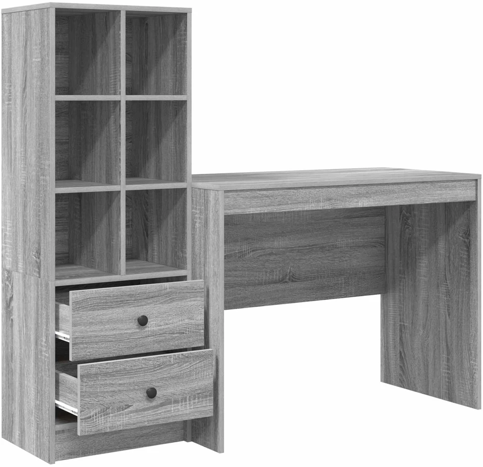 Stalas Pilkas Sonoma 145.5 x 50 x 127 cm 2 vnt.