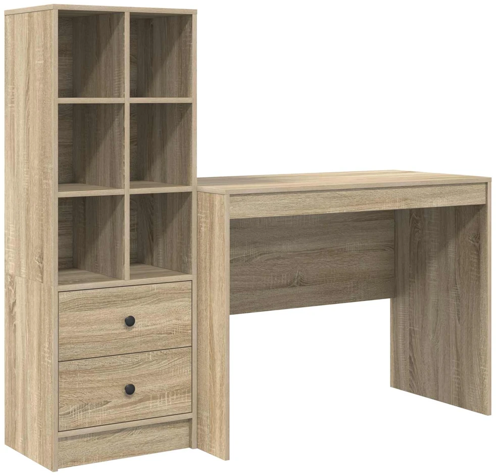 Stalas Sonoma ąžuolas 145.5 x 50 x 127 cm 2 vnt.