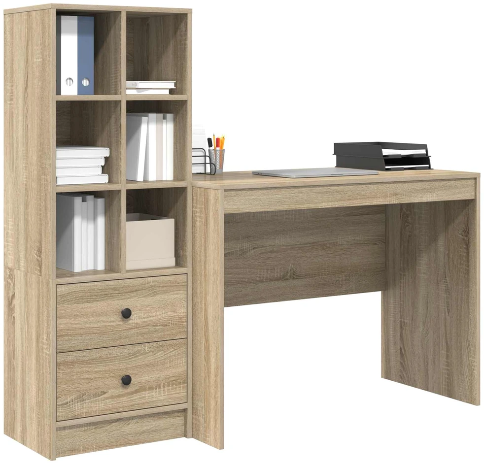 Stalas Sonoma ąžuolas 145.5 x 50 x 127 cm 2 vnt.