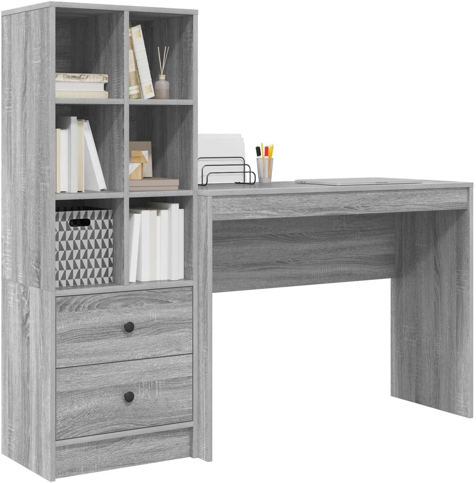 Stalas Pilkas Sonoma 145,5 x 40 x 127 cm 2 vnt.