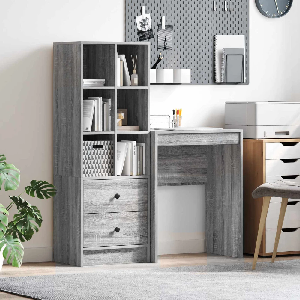 Stalas Pilkas Sonoma 105,5 x 34 x 127 cm 2 vnt.