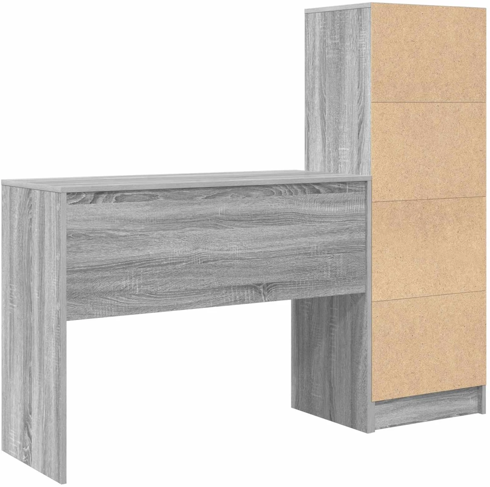 Stalas Pilkas Sonoma 145,5 x 40 x 127 cm 2 vnt.