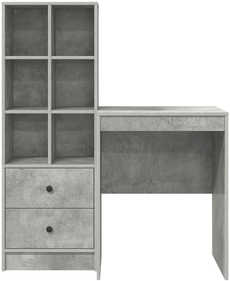 Stalas Betono pilka 105,5 x 50 x 127 cm 2 vnt.